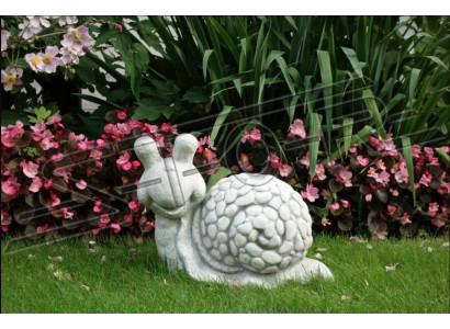 Garten Dekoration Schnecke Terrasse Stein Figuren Figur Deko