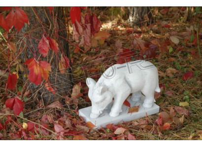 Garten Dekoration Wildschwein Terrasse Stein Figuren Figur Deko