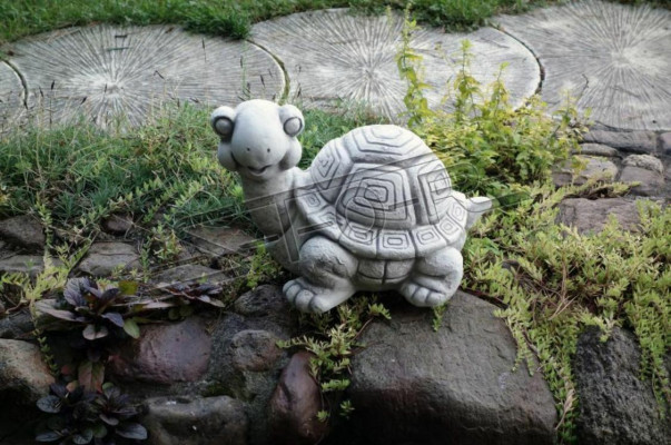 Garten Schildkröte Dekoration Figur Terrasse S103086 Statue Skulptur
