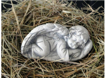 Grabengel Kreuz Grab Deko Grabschmuck Dekoration Stein Klassisch Statue