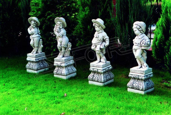 Junge 70cm Figur Statue Figuren Skulptur Statuen Garten Dekoration