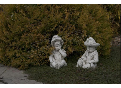 Kind Büste Skulptur Design Figur Statue Garten Figuren Statuen