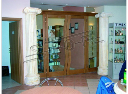 Krone für Säulen Statuen Säule Dekoration 15cm Stein Figuren Antik Stil