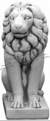 Löwe Gartenfigur Dekorative Terrassen Garten Skulptur Figuren Skulpturen