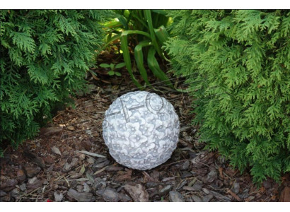 Kugel 23cm Skulptur Design Figur Statue Garten Figuren Dekorative Statuen