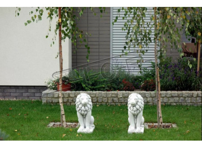 Löwe Gartenfigur Dekorative Terrassen Garten Skulptur Figuren Skulpturen