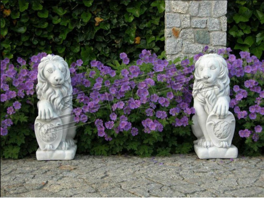 Löwe Gartenfigur Terrassen Garten Dekorative Skulptur Figuren Skulpturen