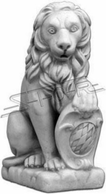 Löwe Gartenfigur Terrassen Garten Skulptur Dekorative Figuren Skulpturen