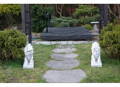 Löwe Gartenfigur Terrassen Garten Skulptur Figuren Skulpturen Dekor Statuen