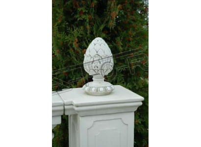 Mauer Deko Blumen Vase Gefäss Garten Terrasse Dekoration Statue