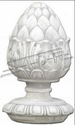 Mauer Deko Blumen Vase Gefäss Garten Terrasse Dekoration Statue