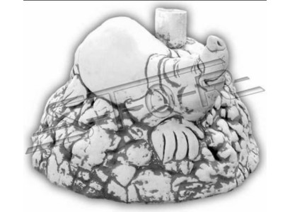 Maulwurf Tier Garten Figur Statue Statuen Skulpturen Figuren