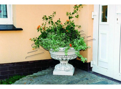 Natur Blumenkübel Pflanz Kübel Dekoration Figur Blumentöpfe Vasen Garten