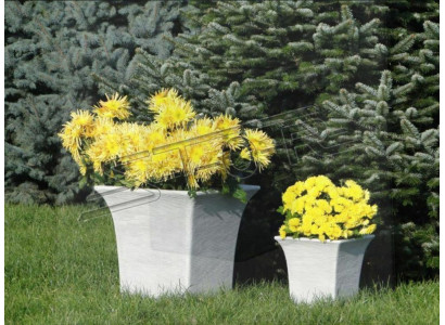 Natur Blumenkübel Pflanz Kübel Dekoration Vasen Garten Figur Blumentöpfe