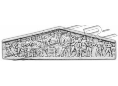 Relief Wand Dekoration Steinplatte Bild Bilder Antik Stil Garten