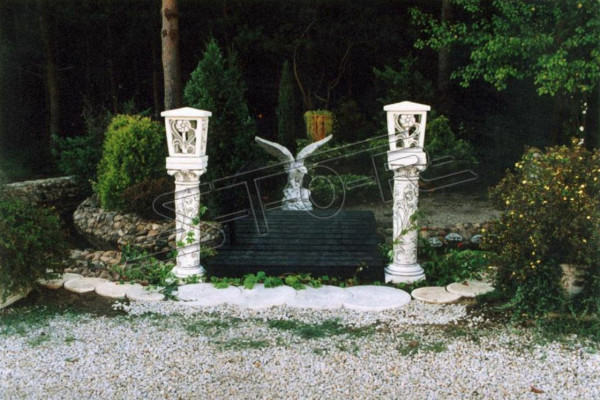 Sockel für Säulen Säule Fundament Garten Terrasse Figuren