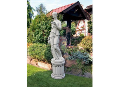 Sockel 59cm für Skulptur Design Figur Statue Garten Figuren Statuen