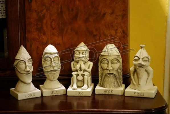 Tor Designer Figur Statue Statuen Figuren Skulptur Skulpturen 17cm