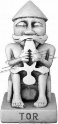 Tor Designer Figur Statue Statuen Figuren Skulptur Skulpturen 17cm