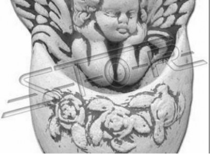 Wandrelief Steinplatte Bild Azteken Engel Antil Relief Steinguss Wand