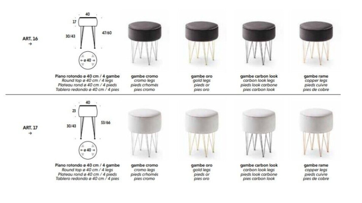 Sitzhocker Ottomane Hocker Sitz Beistell Fußhocker Rund Hocker Polsterhocker