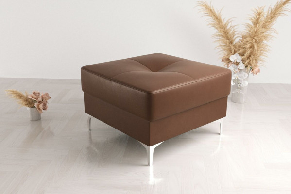 Hocker Textil Neu Modern Weiß Farbe Klein Design Stoff Fußhocker Pouffe Samt