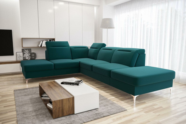 Moderne Sofas Stoffsofa Couch Wohnlandschaft Sofa Ecke Design Eck Ecksofa L-form