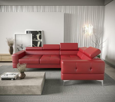 Multifunktion Sofa Couch Eckpolsterung Wohnzimmer L-Form Schwarz Modern Luxus