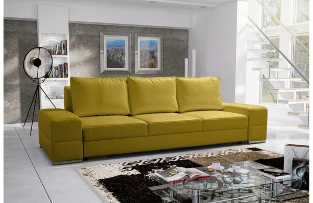 Couch Kunstleder Sofa Edles Design Designer 3 Sitzer Möbel Klassische Möbel xxl