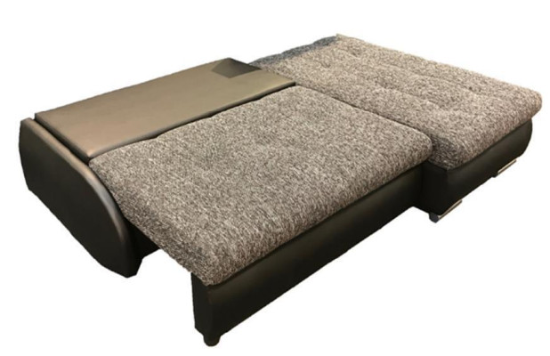 Design Ecksofa Schlafsofa Sofas Bettfunktion Couch Leder Textil Polster Neu