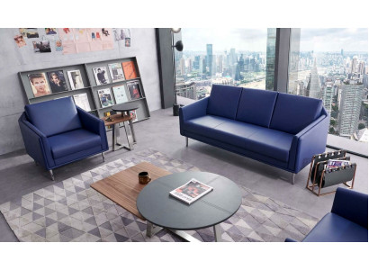 Designer Garnitur Sitz Polster Gruppe 3+1 Couch Sofagarnituren Lounge