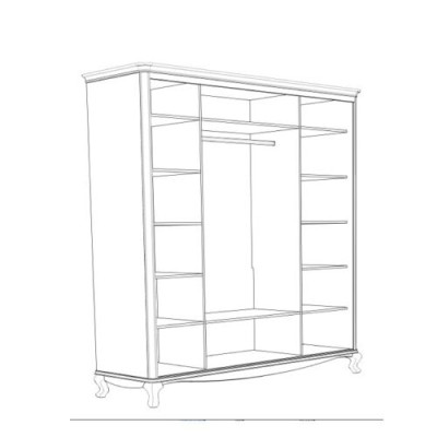 Kleiderschrank Schwebetüren Schrank Möbel Schränke Schlafzimmer Holz