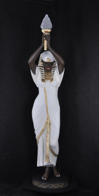 Stehleuchte Skulptur Figur Lampen Leuchte Ägypten Statue Figuren Skulpturen Deko