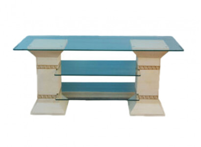 Design Vitrine Regal Glas Säule Schrank Vitrinen Regale Schrank Wohnzimmer 1867