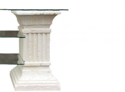 Design Vitrine Regal Glas Säule Schrank Vitrinen Regale Schrank Wohnzimmer 1845