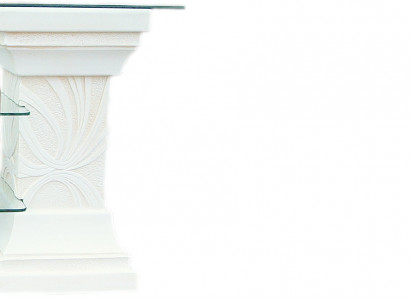 Design Vitrine Regal Glas Säule Vitrinen Regale TV Schrank Wohnzimmer 1841 Neu