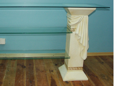 Design Vitrine Regal Glas Säule Schrank Vitrinen Regale Schrank Wohnzimmer 1856