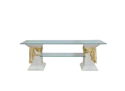 Klassische RTV Sideboard Fernseh Tisch Tische Tv Board Medusa Regal Vitrine 1878