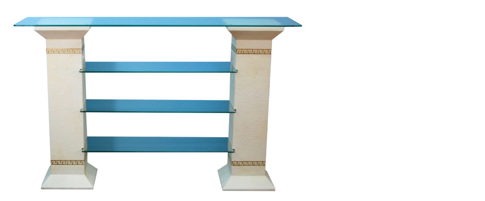 Design Vitrine Regal Glas Säule Schrank Vitrinen Regale Schrank Wohnzimmer 1865