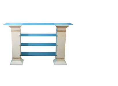 Design Vitrine Regal Glas Säule Schrank Vitrinen Regale Schrank Wohnzimmer 1865