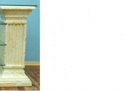 Design Vitrine Regal Glas Säule Schrank Vitrinen Regale Schrank Wohnzimmer 1849