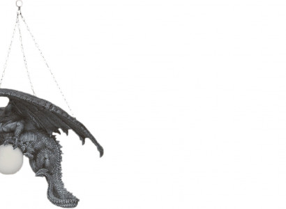 Lampe Drachenfigur Gragol Hänge Leuchte Gothik Leuchten Decken Lampen Neu 6818