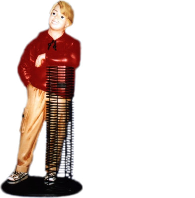 Design CD DVD Ständer Figur Statue Skulptur Figuren Skulpturen Dekoration Deko