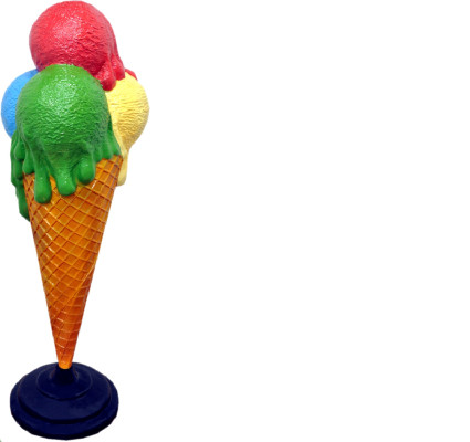 Design Eis Diele Figur Statue Skulptur Figuren Skulpturen Dekoration Deko 160cm