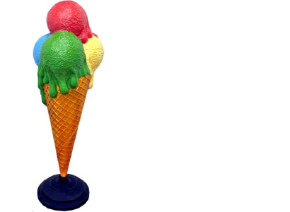 Design Eis Diele Figur Statue Skulptur Figuren Skulpturen Dekoration Deko 160cm