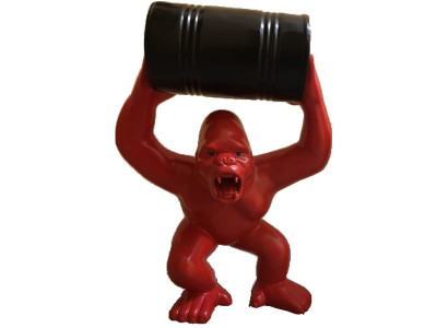 Designer Gorilla Figur Statue Moderne Figuren Statuen Dekoration Deko Garten Neu