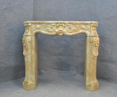 Kamin Verkleidung Umrandung Marmor Stil Dekoration Barock Klassische Kamine Ofen