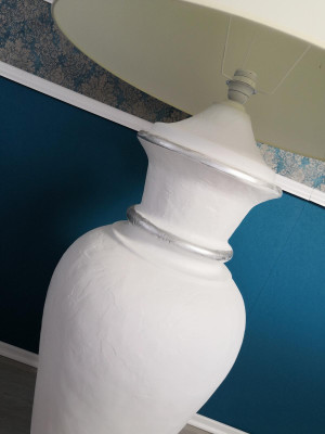 XXL Design Stehleuchte Vase Stand Lampe Lampen Beleuchtet Vitrine 132cm Regal