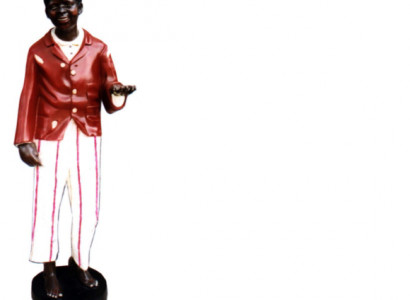 Design Dunkelhäutiger Figur Statue Skulptur Figuren Skulpturen Dekoration Deko