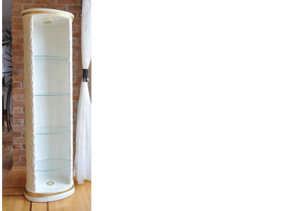 XXL Vitrine Bar Regal Glas Bodenfase Schrank Vitrinen Säule181,5 cm 1883 Neu